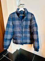 Expresso korte, blauw geruite winterjas maat 36/S, Kleding | Dames, Jassen | Winter, Ophalen of Verzenden, Zo goed als nieuw, Maat 36 (S)