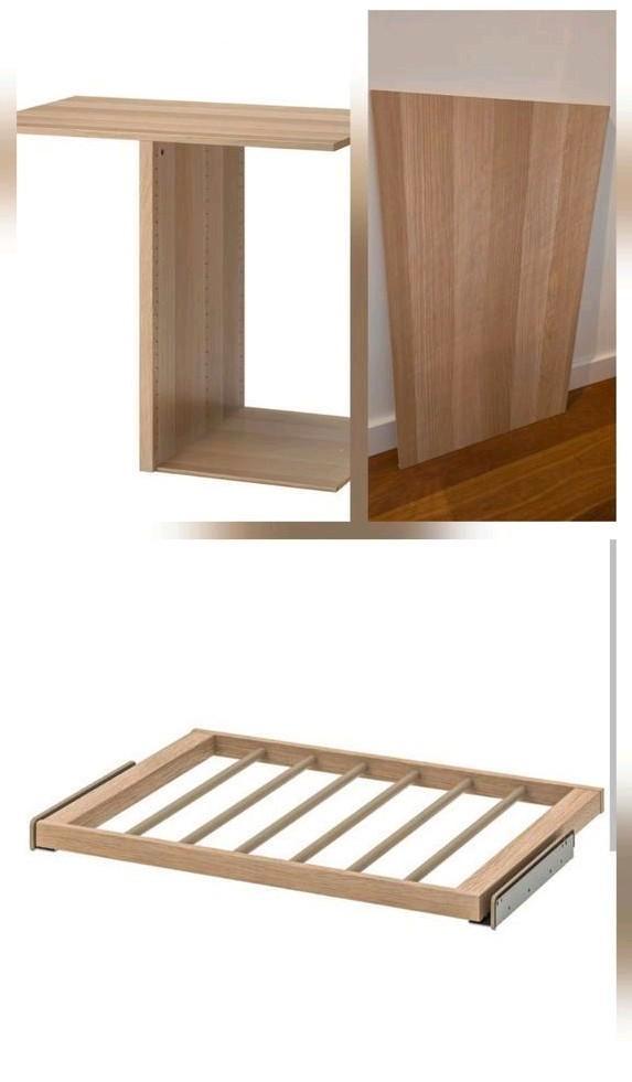 Komplement onderdelen (eikenkleur), Huis en Inrichting, Kasten | Wandmeubels, Zo goed als nieuw, Minder dan 100 cm, Minder dan 150 cm