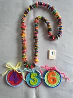 Kinder verjaardagsketting wolvilt vilt, Hobby en Vrije tijd, Vilt, Ophalen of Verzenden, Nieuw, Figuurtje(s), Wolvilt