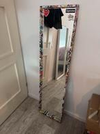 Spiegel met stickers, Huis en Inrichting, Woonaccessoires | Spiegels, Ophalen, Minder dan 50 cm, Zo goed als nieuw, 150 tot 200 cm