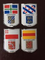 Provincie wapens op stickers van Groningen-Utrecht-Zuid Holl, Antiek en Kunst, Curiosa en Brocante, Ophalen of Verzenden