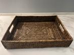 Rieten dienblad, Ophalen, Zo goed als nieuw, Rechthoekig, Overige materialen