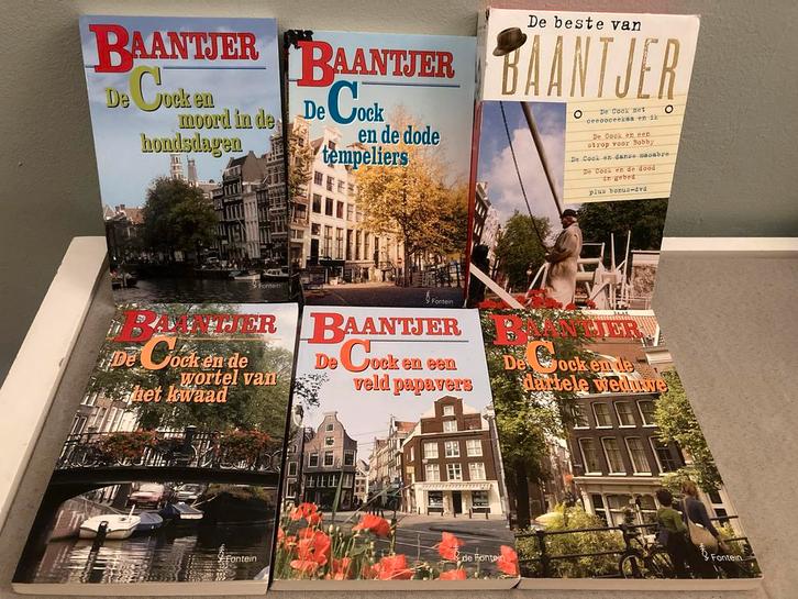 Baantjer boeken, Boeken, Detectives, Zo goed als nieuw, Tv-bewerking, Ophalen of Verzenden