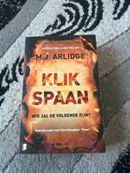Klikspaan - M.J. Arlidge Thriller, Boeken, Thrillers, Ophalen of Verzenden, Zo goed als nieuw, Nederland