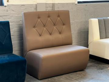 Beige Kunstleren Eetbank - Zo Goed Als Nieuw! beschikbaar voor biedingen