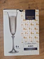 6 champagne glazen, Ophalen of Verzenden, Overige typen