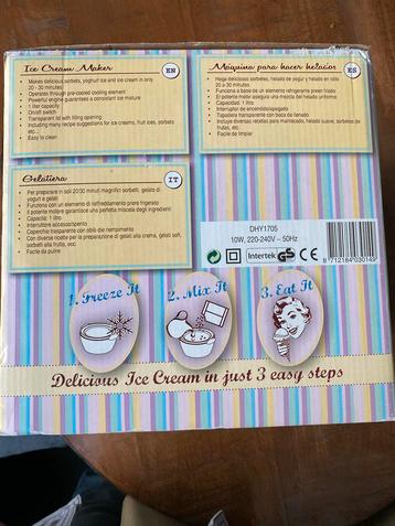 Bestron Ijsmachine - Nieuw! beschikbaar voor biedingen