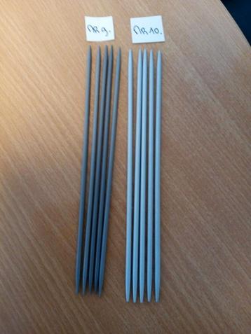 10 breinaalden 20 cm samen  beschikbaar voor biedingen