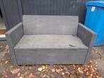 Lounge bank tuin, Tuin en Terras, Kunststof, Gebruikt, Loungeset, Bank