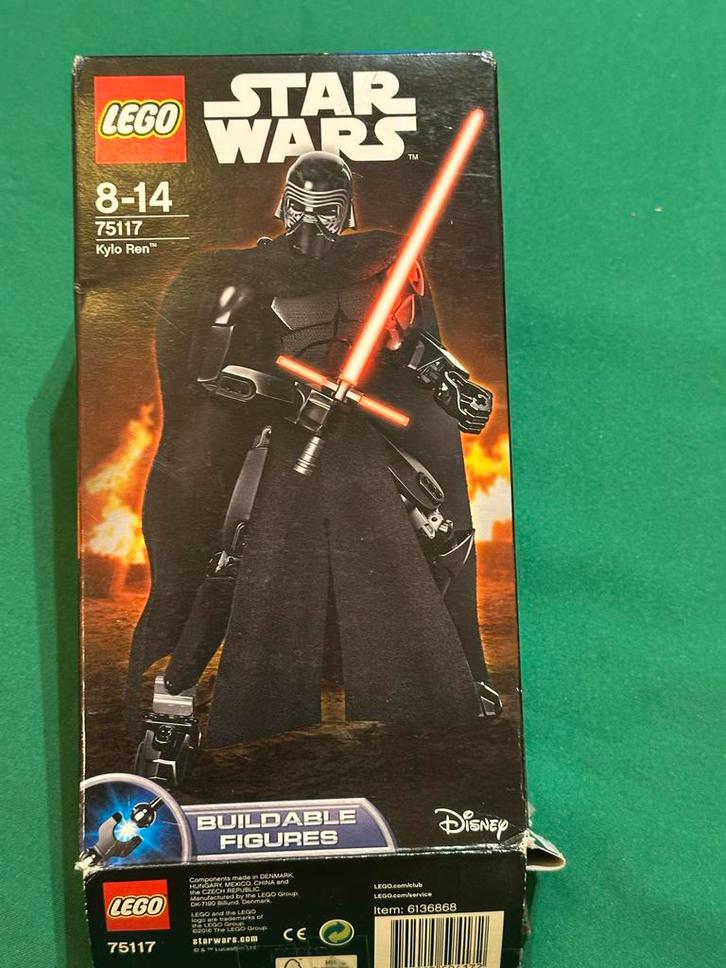 Lego Star Wars 75117 Kylo Ren - Bouwfiguur, Kinderen en Baby's, Speelgoed | Duplo en Lego, Gebruikt, Lego, Complete set, Ophalen of Verzenden