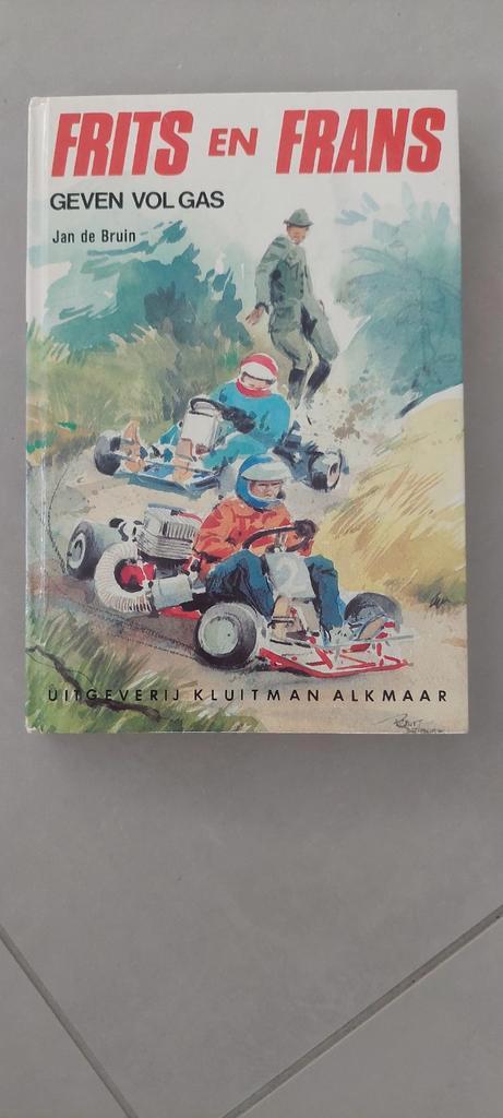 Frits en Frans Geven Vol Gas - Jan de Bruin, Boeken, Kinderboeken | Jeugd | onder 10 jaar, Gelezen, Fictie algemeen, Ophalen of Verzenden