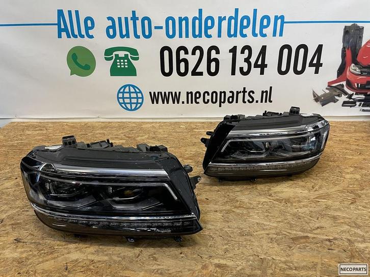 VW TIGUAN 5NA VOL LED KOPLAMP KOPLAMPEN COMPLEET ORIGINEEL, Auto-onderdelen, Verlichting, Volkswagen, Gebruikt, Ophalen of Verzenden