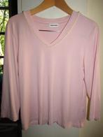 G040 GERRY WEBER mt 40 top shirt roze parels stretch, Maat 38/40 (M), Lange mouw, Roze, Zo goed als nieuw