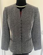 Vintage Dani Max petite blazer grijs gemeleerd maat m 38, Maat 38/40 (M), Verzenden, Dani Max, Jasje