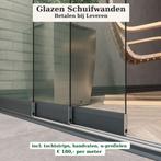 Glazen Schuifwanden - Betalen bij Levering - € 180,00 p/s, Tuin en Terras, Overkappingen, Nieuw, Overige typen, Ophalen of Verzenden