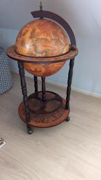 Wereldbol Drankkast - globebar - Columbus 47, Huis en Inrichting, Barren, Ophalen, Zo goed als nieuw