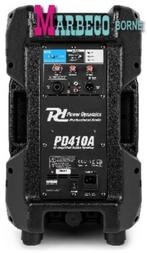 Actieve speaker, Luidspreker 10", Bluetooth, Bi-ampl, PD410A, Overige merken, Info@marbeco.nl, 120 watt of meer, Front, Rear of Stereo speakers