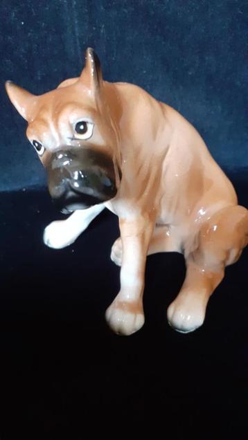 Honden beeldje Boxer handgemaakt van Tilso Japan beschikbaar voor biedingen