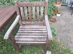 Twee kings tuinstoelen teak, Tuin en Terras, Ophalen, Gebruikt, Hout