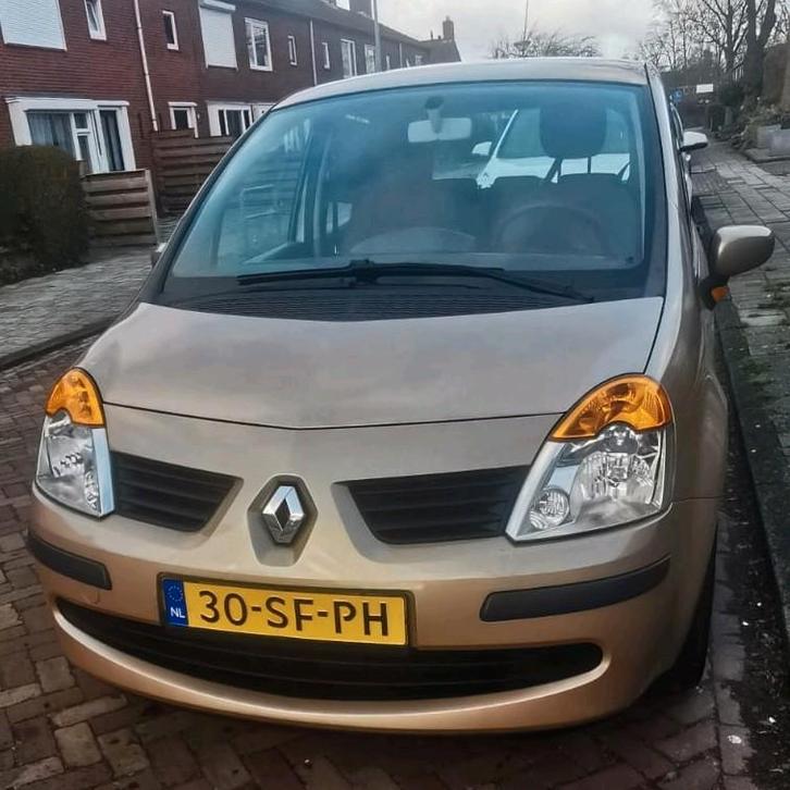Renault Modus 1.6 16V Automaat 2005 Beige 123k, Auto's, Renault, Particulier, Modus, Airbags, Airconditioning, Benzine, E, MPV