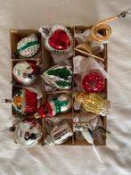 Oude glazen kerstballen, Ophalen of Verzenden, Gebruikt