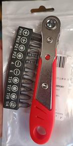 €16 incl verz: Mini-ratelsleutel magnetisch kruiskopschroef, Verzenden, Nieuw