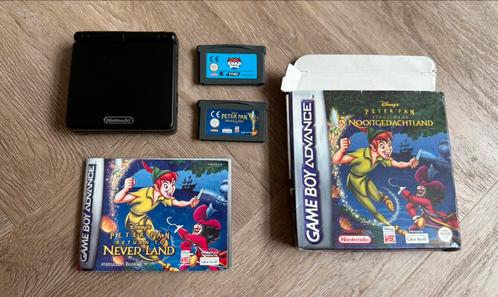 Gameboy Advance sp, Spelcomputers en Games, Spelcomputers | Nintendo Game Boy, Zo goed als nieuw, Game Boy Advance SP, Met games