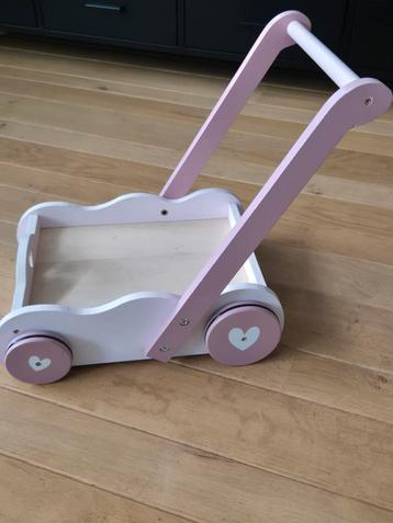 Houten loopkar van Little Dutch. Zo goed als nieuw.  beschikbaar voor biedingen
