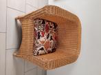 Degelijke Stoel fauteuil rotan incl. passende kussens  * * *, Huis en Inrichting, Fauteuils, Ophalen of Verzenden, Zo goed als nieuw