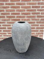 Vaas/kruik van aardewerk grijs (brocante), Ophalen, Overige kleuren, Aardewerk of Porselein, Zo goed als nieuw