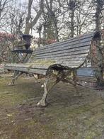 Tuinbankjes en tuinstoelen - Mooi onderstel, Tuin en Terras, Tuinbanken, Ophalen, Gebruikt, Metaal