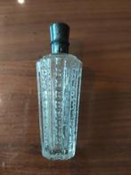 Antieke parfumflacon, glas met dop, Ophalen of Verzenden, Gebruikt