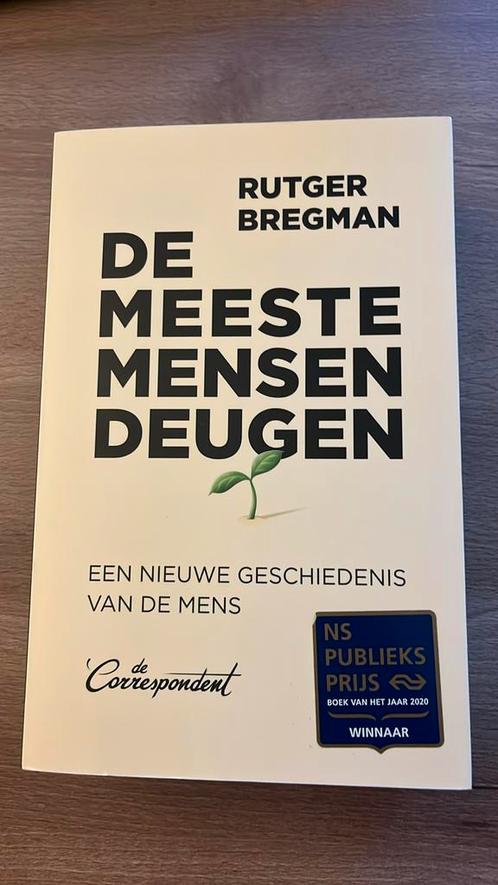 Rutger Bregman - De meeste mensen deugen, Boeken, Overige Boeken, Zo goed als nieuw, Ophalen of Verzenden