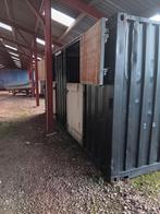 Te koop zwaar uitgevoerde paardenstalcontainer., Stalling, 2 of 3 paarden of pony's