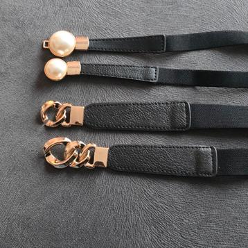 Elastische Riemen Set - Ketting & Parel beschikbaar voor biedingen