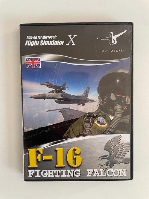 F-16 Fighting Falcon Flight Simulator – CD-Rom., Spelcomputers en Games, Games | Pc, Zo goed als nieuw, Racen en Vliegen, 1 speler