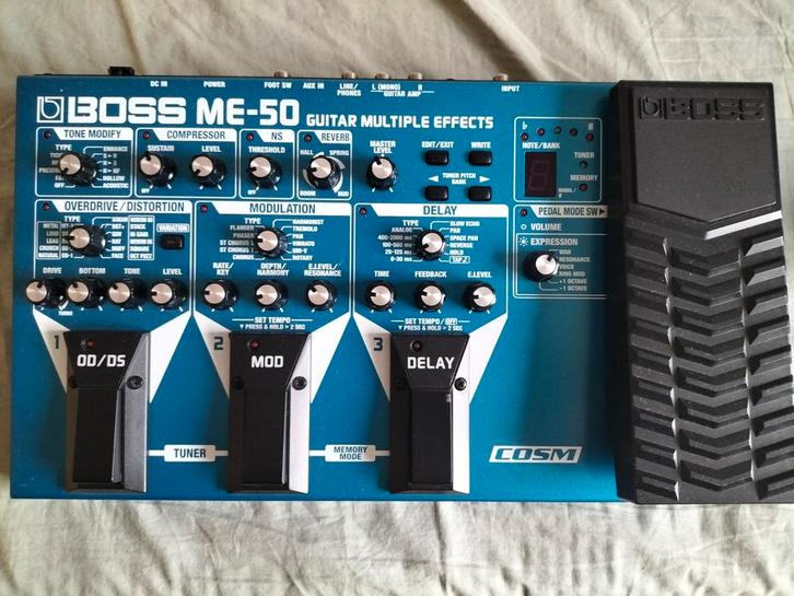 Boss ME-50 Gitaar Multi-Effect Pedaal, Muziek en Instrumenten, Effecten, Gebruikt, Chorus, Delay of Echo, Distortion, Overdrive of Fuzz