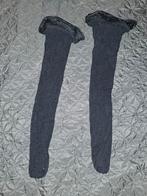 Hold up kousen, Verzenden, Zo goed als nieuw, Zwart, Stay-up kousen