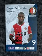 Feyenoord spelerskaart Fernandez met handtekening, Ophalen of Verzenden, Zo goed als nieuw