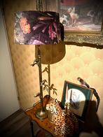 Lamp Lampenvoet Vogel Tafellamp goud metaal 77 cm. klassiek, Verzenden, Zo goed als nieuw, Minder dan 100 cm, Natuur vogel