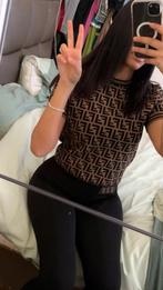Fendi Top, Kleding | Dames, Maat 38/40 (M), Bruin, Ophalen of Verzenden, Korte mouw