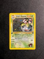 Pokemon - Erika's Venusaur 1st Edition Holo - Gym, Ophalen of Verzenden, Zo goed als nieuw, Meerdere kaarten