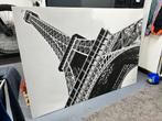 Eiffeltoren poster in frame 200x140cm, Huis en Inrichting, Woonaccessoires | Schilderijen, Tekeningen en Foto's, Ophalen, Gebruikt