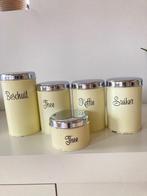 Set Brabantia blikken: Thee Koffie Suiker Beschuit, Verzamelen, Blikken, Ophalen of Verzenden, Zo goed als nieuw, Koffie, Overige merken