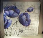 Mooi Modern Geschilderd werk 'Blauwe Bloemen' - gesigneerd, Ophalen of Verzenden