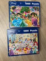 2x Disney puzzel 1000 stukjes, Ophalen of Verzenden, 500 t/m 1500 stukjes, Legpuzzel, Zo goed als nieuw