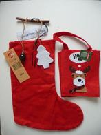 Kerst sok - tasje - kleedjes., Ophalen of Verzenden, Gebruikt