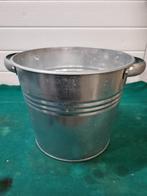 bucket emmer zink met handgrepen, Ophalen of Verzenden, 'T Olde Gre-j, Info@toldegrej.nl, Endepoelstraat 20f Didam