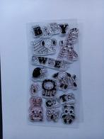 Clear stamps voor kinder en baby kaarten, Ophalen of Verzenden, Gebruikt, Kind, Overige typen