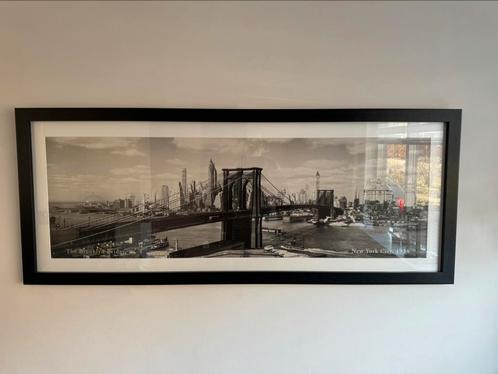 Schilderij Brooklyn Bridge 1938, Huis en Inrichting, Woonaccessoires | Schilderijen, Tekeningen en Foto's, Zo goed als nieuw, Schilderij
